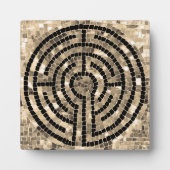 LABYRINTH V 5,25 Platz Plaque mit Easel Fotoplatte (Vorderseite)