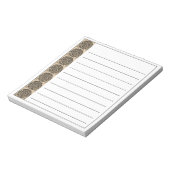 LABYRINTH V 5.5"x6" Notepad + Linien Notizblock (Rotiert)