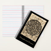 LABYRINTH V 5.5x8.5 SpiralNotebook Notizblock (Innen)
