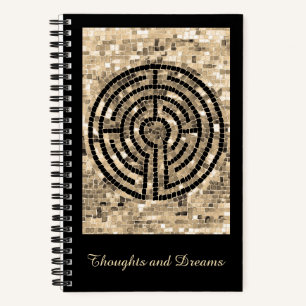 LABYRINTH V 5.5x8.5 SpiralNotebook Notizblock