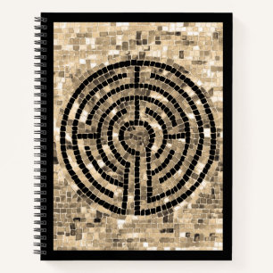 LABYRINTH V 8.5x11 Spiral-Notebook Notizblock