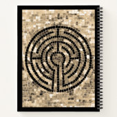 LABYRINTH V 8.5x11 Spiral-Notebook Notizblock (Rückseite)