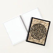 LABYRINTH V 8.5x11 Spiral-Notebook Notizblock (Innenseite)