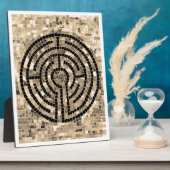 LABYRINTH V 8x10 Plaque mit Easel - Weiß Fotoplatte (Seite)
