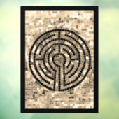 LABYRINTH V 8x11 Window Cling - Schwarz Fensteraufkleber (Blatt 3)