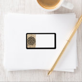 LABYRINTH V Address Labels - Schwarz Adressaufkleber (Insitu)