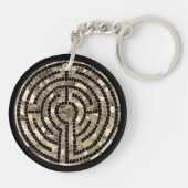 LABYRINTH V Akryllischer Schlüsselanhänger (Rückseite)