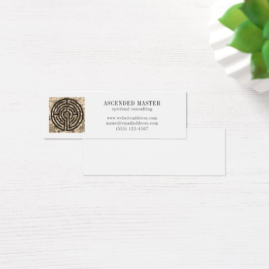 LABYRINTH V Mini Business Card (Schreibtisch)