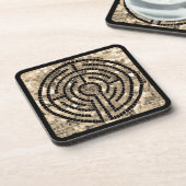 LABYRINTH V Untersetzer aus Hartkunststoff - Schwa (Linke Seite)