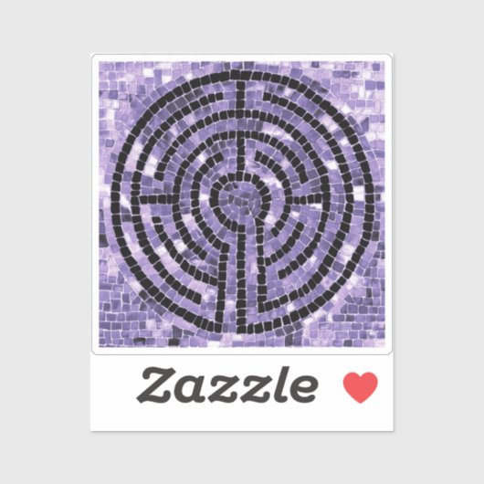 LABYRINTH VI 2x2 Vinyl Sticker (Blatt)