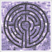 LABYRINTH VI 2x2 Vinyl Sticker (Vorderseite)