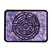 LABYRINTH VI 3x4 Flexible Magnet - Schwarz (Horizontal)