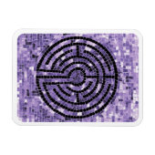 LABYRINTH VI 3x4 Flexible Magnet - Weiß (Horizontal)