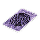 LABYRINTH VI 3x4 Flexible Magnet - Weiß (Linke Seite)