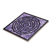 LABYRINTH VI 4.25x4.25 Keramik - Schwarz Fliese (Seite)
