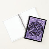LABYRINTH VI 8.5x11 Spiral-Notebook Notizblock (Innenseite)
