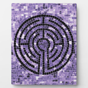 LABYRINTH VI 8x10 Plaque mit Easel Fotoplatte
