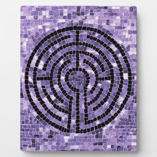 LABYRINTH VI 8x10 Plaque mit Easel Fotoplatte (Vorderseite)