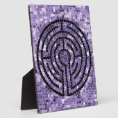 LABYRINTH VI 8x10 Plaque mit Easel Fotoplatte (Seite)