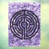 LABYRINTH VI 8x11-Window-Cling Fensteraufkleber (Blatt 3)