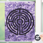 LABYRINTH VI 8x11-Window-Cling Fensteraufkleber (Zuhause)