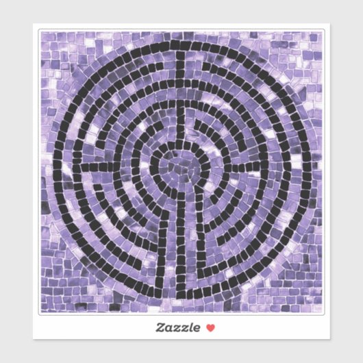 LABYRINTH VI 8x8 Vinyl Sticker (Blatt)
