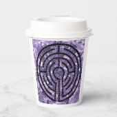 LABYRINTH VI Paper Cups - White Pappbecher (Rückseite)