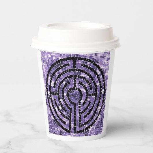 LABYRINTH VI Paper Cups - White Pappbecher (Vorderseite)