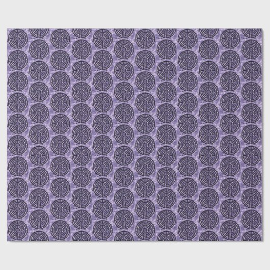 LABYRINTH VI Wrapping Paper Geschenkpapier (Flach)