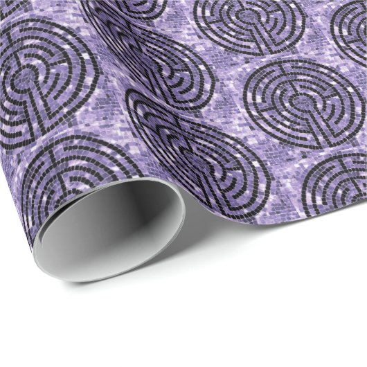 LABYRINTH VI Wrapping Paper Geschenkpapier (Rolleneckpunkt)
