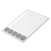 LABYRINTH VII 11x8.5 Notepad + Linien Notizblock (angewinkelt)