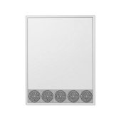LABYRINTH VII 11x8.5 Notepad Notizblock (Rotiert)