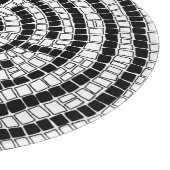 LABYRINTH VII 12" Rundglasschneidebrett Schneidebrett (Ecke)