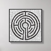 LABYRINTH VII 12x12 Wrapped Canvas (1,5" Deep) Leinwanddruck (Vorderseite)