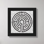 LABYRINTH VII 12x12 Wrapped Canvas (2,5" Deep) Leinwanddruck (Vorderseite)