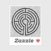 LABYRINTH VII 2x2 Vinyl Sticker (Blatt)