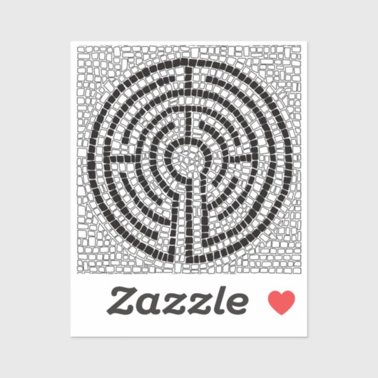 LABYRINTH VII 2x2 Vinyl Sticker (Blatt)