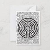 LABYRINTH VII 3.5x2.5 Flachbildschirm Mitteilungskarte (Vorderseite)