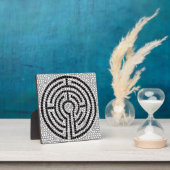 LABYRINTH VII 5,25 Platz Plaque with Easel Fotoplatte (InSitu)