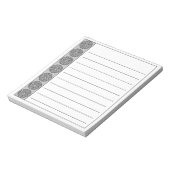 LABYRINTH VII 5.5x6 Notepad + Linien Notizblock (Rotiert)
