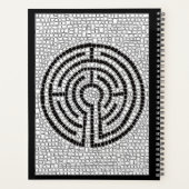 LABYRINTH VII 8.5x11 Planer / Schwarz (Rückseite)