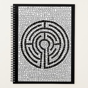 LABYRINTH VII 8.5x11 Planer / Schwarz