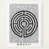 LABYRINTH VII 8.5x11 Planer + Text / weiß (Rückseite)