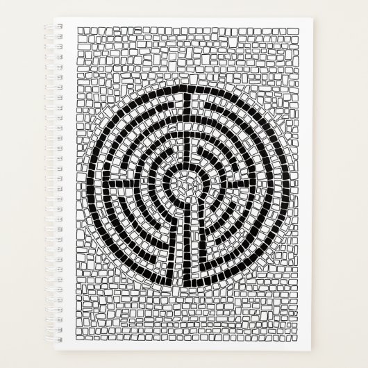 LABYRINTH VII 8.5x11 Planer / weiß (Vorderseite)