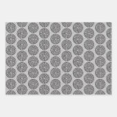 LABYRINTH VII Flachpapier Geschenkpapier Set (Vorderseite 2)