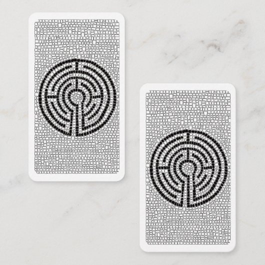LABYRINTH VII Lesezeichen - 3,5 x 2 Karte (Vorne/Hinten)