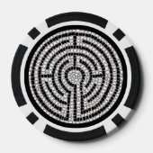 LABYRINTH VII Poker Chips (Rückseite)