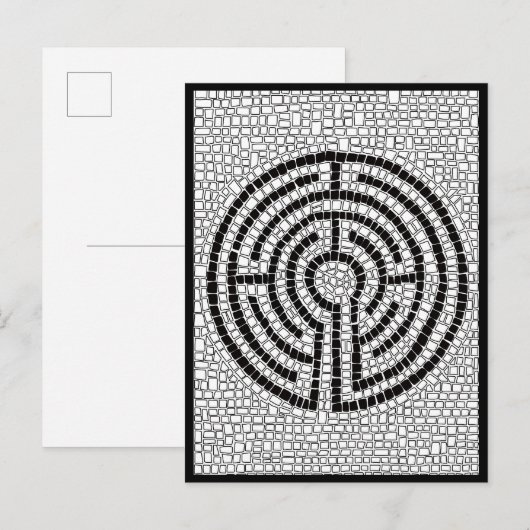LABYRINTH VII Postkarte (Vorne/Hinten)