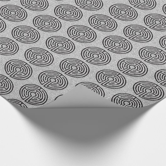 LABYRINTH VII Wrapping Paper Geschenkpapier (Ecke)