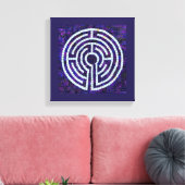 LABYRINTH VIII 12x12 Wrapped Canvas (2,5" Deep) Leinwanddruck (Insitu (Wohnzimmer))